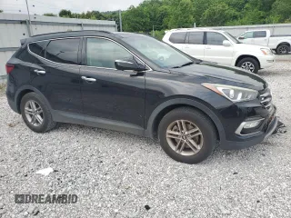 2017 Hyundai Santa Fe 2.4L with VIN 5NMZU3LB7HH052263, listed as a Copart auction lot 57065895 with 117,488 mi miles and Salvage title. Bid and sale history available at DreamBid. Image 4.