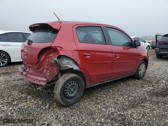 2020 Mitsubishi Mirage ES with VIN ML32A3HJ8LH000812, listed as a Copart auction lot 46468825 with 79284 miles and Salvage Title. Bid and sale history available at carsss.com. Image 3.