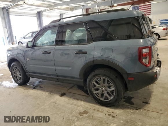 2025 Ford Bronco Sport Big Bend with VIN 3FMCR9BNXSRE15003, listed as a Copart auction lot 57883405 with 4,174 mi miles and Salvage title. Bid and sale history available at DreamBid. Image 2.