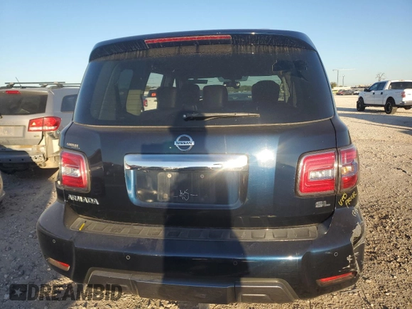2020 Nissan Armada SL with VIN JN8AY2ND1L9108135, listed as a Copart auction lot 79251764 with 72,989 mi miles and Clean Title. Bid and sale history available at carsss.com. Image 6.