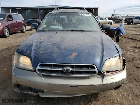 2000 Subaru Legacy Wagon Outback w/GB Equip with VIN 4S3BH6750Y6616991, listed as a Copart auction lot 43860405 with 206,287 mi miles and Salvage Title. Bid and sale history available at carsss.com. Image 5.