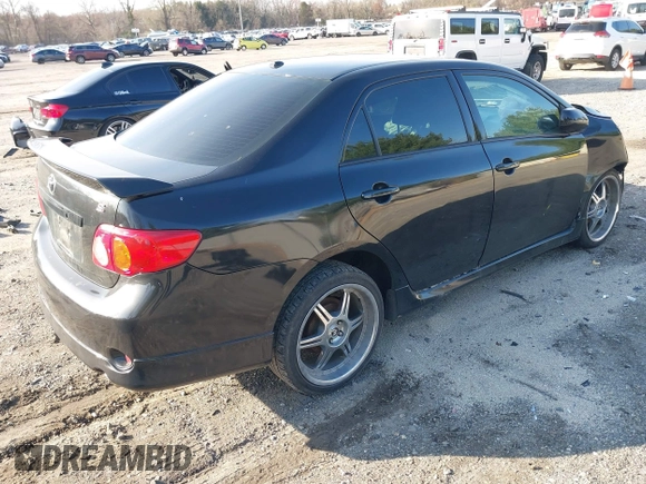 2009 Toyota Corolla with VIN 2T1BU40E29C084079, listed as a IAAI auction lot 41932383 with 172,784 mi miles. Bid and sale history available at carsss.com. Image 4.