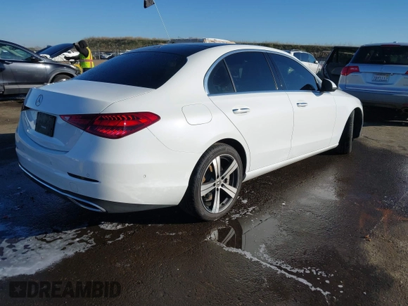 2022 Mercedes-Benz C 300 with VIN W1KAF4HB4NR034712, listed as a IAAI auction lot 41321117 with 115,848 mi miles and . Bid and sale history available at DreamBid. Image 4.