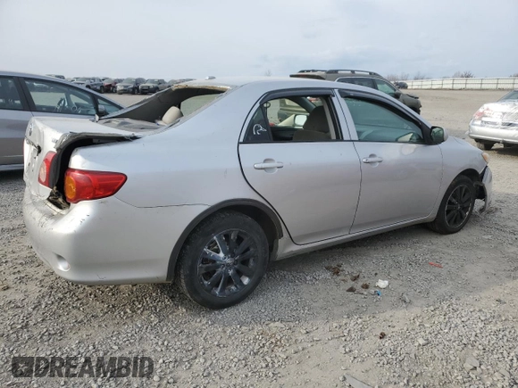 2009 Toyota Corolla with VIN 1NXBU40E99Z018417, listed as a Copart auction lot 48928855 with Not Provided miles and Clean Title. Bid and sale history available at carsss.com. Image 3.