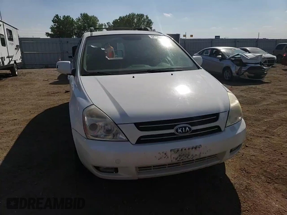2007 Kia Sedona EX with VIN KNDMB233976167395, listed as a Copart auction lot 68980314 with 119,141 mi miles and Salvage Title. Bid and sale history available at carsss.com. Image 12.