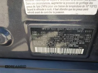 2011 Subaru Outback 2.5i с VIN 4S4BRBAC4B3384932, выставлен на аукционе IAAI как лот 42228521 с пробегом 129 168 миль миль и . История ставок и продаж доступна на DreamBid. Изображение 9.