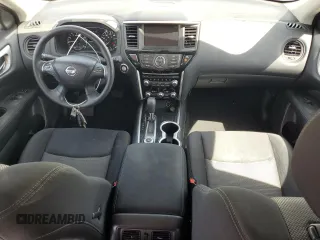 2017 Nissan Pathfinder SL with VIN 5N1DR2MM4HC677591, listed as a Copart auction lot 53822435 with 125,312 mi miles and Salvage Title. Bid and sale history available at DreamBid. Image 8.