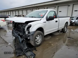 2018 Ford F-150 XL with VIN 1FTMF1C50JKD59142, listed as a Copart auction lot 86350824 with 115,376 mi miles and Salvage title. Bid and sale history available at DreamBid. Image 1.