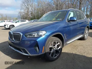 2023 BMW X3 xDrive30i with VIN 5UX53DP08P9T05714, listed as a IAAI auction lot 41901855 with 12,093 mi miles. Bid and sale history available at carsss.com. Image 17.