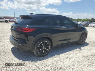 2023 Infiniti QX50 Sport with VIN 3PCAJ5FB0PF115250, listed as a Copart auction lot 56046004 with 17,100 mi miles and . Bid and sale history available at DreamBid. Image 3.
