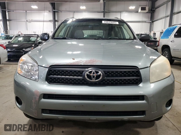 2008 Toyota RAV4 with VIN JTMBD33V585210873, listed as a Copart auction lot 49833605 with 200,143 mi miles and Salvage Title. Bid and sale history available at carsss.com. Image 5.