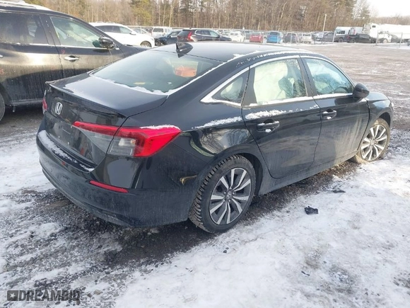 2022 Honda Civic Sedan EX with VIN JHMFE1F76NX002841, listed as a IAAI auction lot 41409713 with 38,556 mi miles. Bid and sale history available at carsss.com. Image 4.