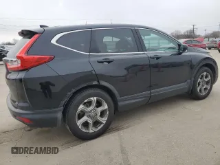 2017 Honda CR-V EX-L with VIN 7FARW1H89HE038687, listed as a Copart auction lot 87934645 with 110,021 mi miles and Salvage Title. Bid and sale history available at carsss.com. Image 3.