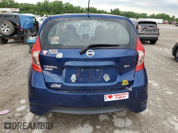 2018 Nissan Note SV with VIN 3N1CE2CP5JL356292, listed as a Copart auction lot 55849905 with 105,227 mi miles and Salvage title. Bid and sale history available at DreamBid. Image 6.