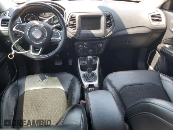 2020 Jeep Compass Latitude with VIN 3C4NJCBB5LT169540, listed as a Copart auction lot 62103255 with Not provided miles and Salvage title. Bid and sale history available at DreamBid. Image 8.