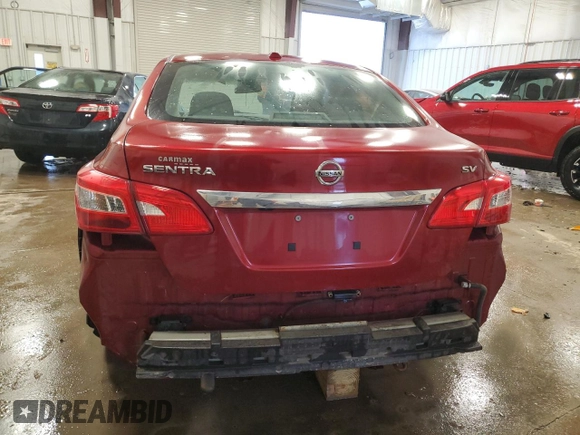 2017 Nissan Sentra SR with VIN 3N1AB7AP8HY378350, listed as a Copart auction lot 41604515 with 189,662 mi miles and Non repairable. Bid and sale history available at DreamBid. Image 6.