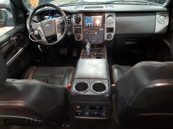 2016 Ford Expedition Max Platinum with VIN 1FMJK1MTXGEF03584, listed as a Copart auction lot 55756615 with 174,318 mi miles and Salvage title. Bid and sale history available at DreamBid. Image 8.