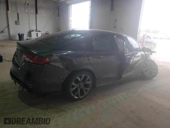 2016 Chrysler 200 S with VIN 1C3CCCBG7GN151936, listed as a Copart auction lot 48148455 with 63,256 mi miles and Salvage Title. Bid and sale history available at carsss.com. Image 3.