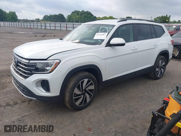 2025 Volkswagen Atlas SE with VIN 1V2HR2CAXSC505813, listed as a IAAI auction lot 42149407 with 19,160 mi miles and . Bid and sale history available at DreamBid. Image 19.