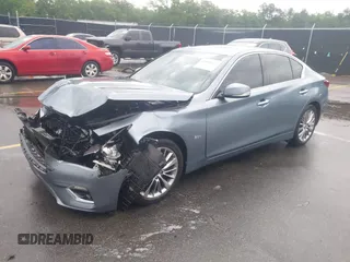 2020 Infiniti Q50 Luxe with VIN JN1EV7APXLM205739, listed as a IAAI auction lot 42084427 with 122,135 mi miles and . Bid and sale history available at DreamBid. Image 17.