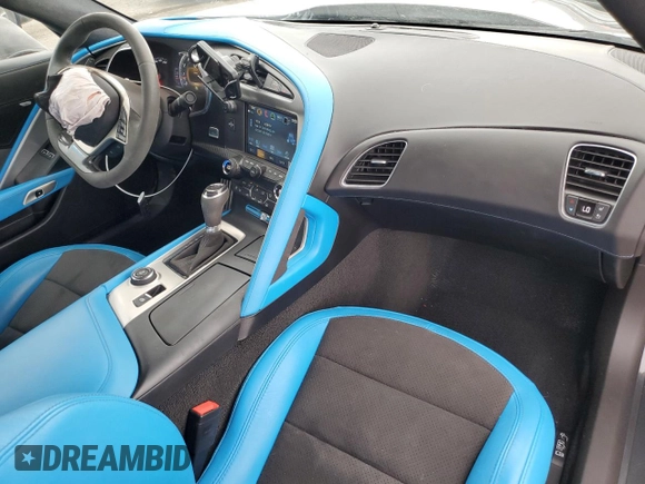 2017 Chevrolet Corvette with VIN 1G1Y12D78H5300542, listed as a Copart auction lot 63429825 with 77,784 mi miles and Salvage title. Bid and sale history available at DreamBid. Image 8.