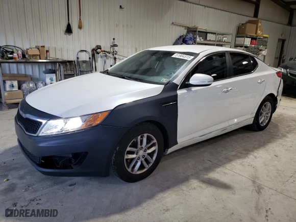 2013 Kia Optima LX with VIN KNAGM4A70D5338431, listed as a Copart auction lot 51904515 with 262,816 mi miles and Salvage Title. Bid and sale history available at carsss.com. Image 1.