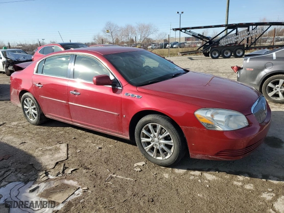 2009 Buick Lucerne CXL with VIN 1G4HD57M79U146605, listed as a Copart auction lot 43795485 with 0 mi miles and Salvage Title. Bid and sale history available at carsss.com. Image 4.