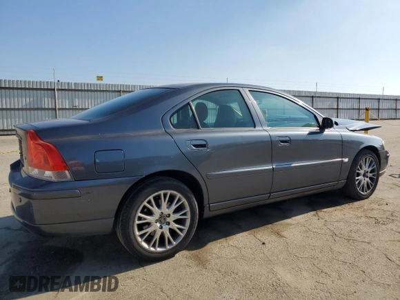 2006 Volvo S60 2.4L Turbo with VIN YV1RS547662536299, listed as a Copart auction lot 41794015 with 0 mi miles and Salvage Title. Bid and sale history available at carsss.com. Image 3.