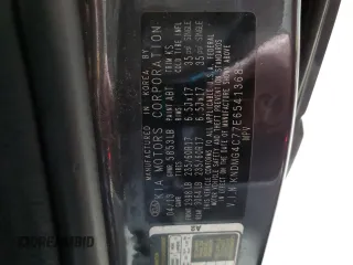 2014 Kia Sedona LX with VIN KNDMG4C77E6541368, listed as a Copart auction lot 52749305 with 130,253 mi miles and Salvage Title. Bid and sale history available at carsss.com. Image 13.