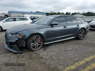 2018 Audi S6 Premium Plus with VIN WAUFFAFC5JN042424, listed as a Copart auction lot 61953444 with 84,237 mi miles and Salvage Title. Bid and sale history available at carsss.com. Image 1.