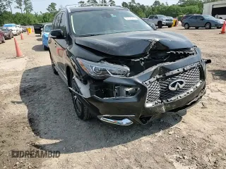 2020 Infiniti QX60 Luxe with VIN 5N1DL0MN7LC500234, listed as a Copart auction lot 53195315 with 116,020 mi miles and Salvage Title. Bid and sale history available at DreamBid. Image 12.