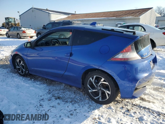 2016 Honda CR-Z LX with VIN JHMZF1D46GS000641, listed as a Copart auction lot 86159654 with 118,309 mi miles and Salvage Title. Bid and sale history available at carsss.com. Image 2.