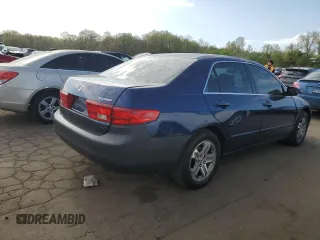 2005 Honda Accord EX with VIN 1HGCM56735A007014, listed as a Copart auction lot 54558455 with 237,511 mi miles and Salvage Title. Bid and sale history available at DreamBid. Image 3.