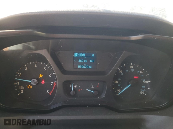 2016 Ford Transit XL with VIN 1FBZX2ZM3GKB19085, listed as a Copart auction lot 51339145 with 90,620 mi miles and Salvage title. Bid and sale history available at DreamBid. Image 9.