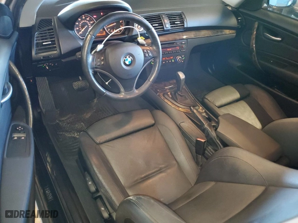 2009 BMW 1 Series 128i SULEV with VIN WBAUP93529VF48655, listed as a Copart auction lot 43026005 with 128,350 mi miles and Clean Title. Bid and sale history available at carsss.com. Image 8.