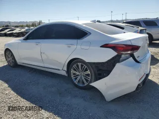 2019 Genesis G80 3.8L with VIN KMTFN4JE3KU309892, listed as a Copart auction lot 74753244 with 38,760 mi miles and Salvage Title. Bid and sale history available at carsss.com. Image 2.