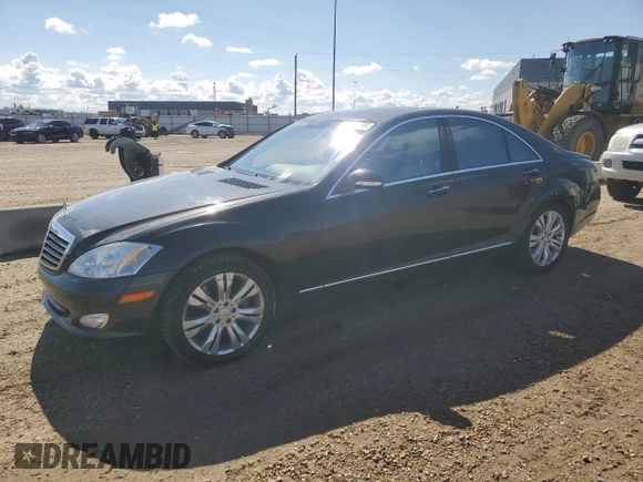 2009 Mercedes-Benz S with VIN WDDNF84XX9A277889, listed as a Copart auction lot 54190355 with 205,362 mi miles and Clean Title. Bid and sale history available at DreamBid. Image 1.