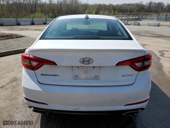 2016 Hyundai Sonata 2.4L Sport with VIN 5NPE34AF7GH267575, listed as a Copart auction lot 51304635 with 134,842 mi miles and Salvage Title. Bid and sale history available at carsss.com. Image 6.