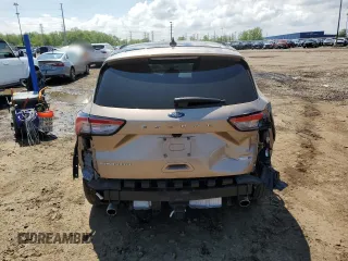2020 Ford Escape Titanium with VIN 1FMCU9J90LUA49890, listed as a Copart auction lot 57228065 with 24,283 mi miles and Salvage title. Bid and sale history available at DreamBid. Image 6.