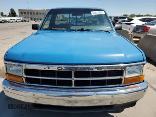 1992 Dodge Dakota S with VIN 1B7GL26X8NS523574, listed as a Copart auction lot 65041534 with 122,376 mi miles and Clean Title. Bid and sale history available at carsss.com. Image 5.