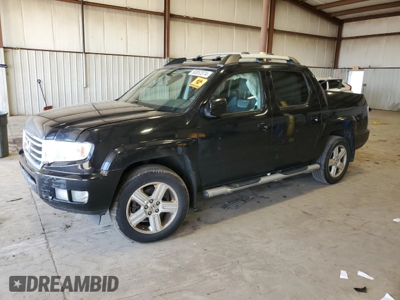 2013 Honda Ridgeline RTL with VIN 5FPYK1F50DB015599, listed as a Copart auction lot 50852074 with 159,411 mi miles and Salvage Title. Bid and sale history available at carsss.com. Image 1.