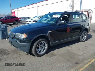 2004 BMW X3 2.5i with VIN WBXPA73444WB26471, listed as a IAAI auction lot 41702540 with 161,894 mi miles. Bid and sale history available at carsss.com. Image 17.