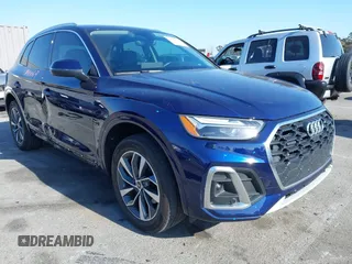 2022 Audi Q5 S line Premium Plus with VIN WA1EAAFY3N2118376, listed as a IAAI auction lot 42042234 with 25,509 mi miles and . Bid and sale history available at DreamBid. Image 1.