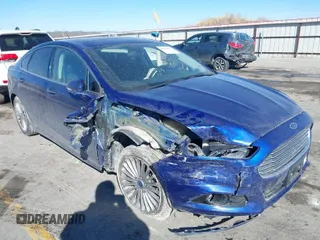 2016 Ford Fusion Titanium with VIN 3FA6P0K94GR180018, listed as a IAAI auction lot 41691471 with 197,500 mi miles. Bid and sale history available at carsss.com. Image 1.