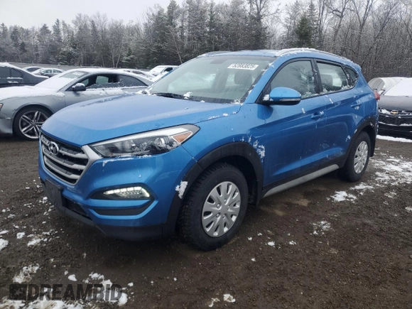 2018 Hyundai Tucson SEL with VIN KM8J33A40JU599616, listed as a Copart auction lot 52883825 with 58,828 mi miles and Salvage Title. Bid and sale history available at carsss.com. Image 1.