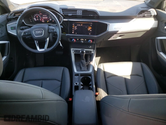 2021 Audi Q3 S line Premium with VIN WA1DECF39M1042148, listed as a Copart auction lot 59171333 with 13,894 mi miles and Salvage title. Bid and sale history available at DreamBid. Image 8.