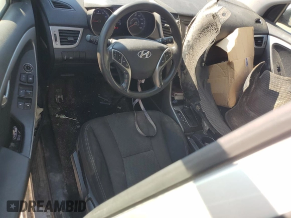 2013 Hyundai Elantra with VIN KMHD35LE2DU108062, listed as a Copart auction lot 64245645 with 193,138 mi miles and Salvage title. Bid and sale history available at DreamBid. Image 8.