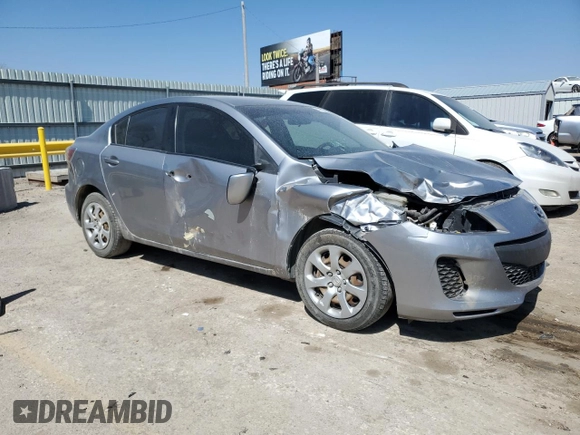 2013 Mazda 3 i SV with VIN JM1BL1TF9D1793448, listed as a Copart auction lot 50348115 with 115,046 mi miles and Salvage title. Bid and sale history available at DreamBid. Image 4.