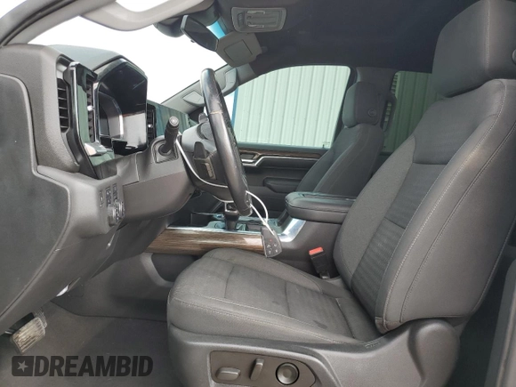 2022 Chevrolet Silverado 1500 LT Trail Boss with VIN 3GCUDFELXNG514100, listed as a Copart auction lot 77884984 with 43,881 mi miles and Salvage Title. Bid and sale history available at DreamBid. Image 7.
