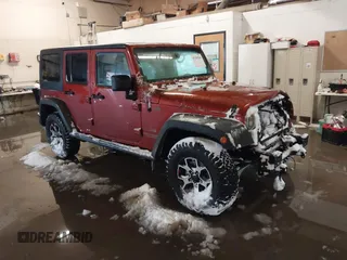 2014 Jeep Wrangler Unlimited Sport with VIN 1C4BJWDG6EL194569, listed as a IAAI auction lot 41549268 with 122,740 mi miles. Bid and sale history available at carsss.com. Image 1.